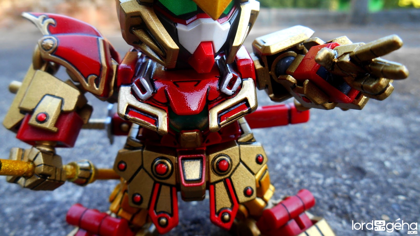 SD Gundam Custom The Monkey King Sun Go Kong (Sun Wukong) Exia Gundam