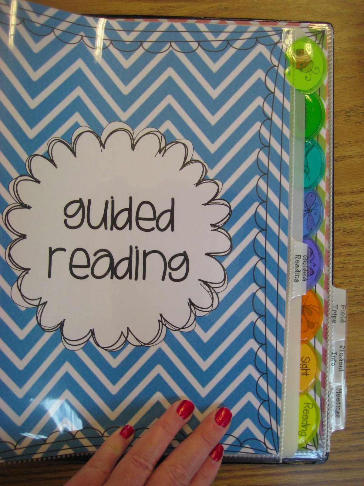 Finally in First Editable Chevron Teacher Binder Update