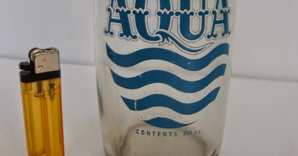 CILEGON ANTIK Botol Kaca AQUA 950 cc