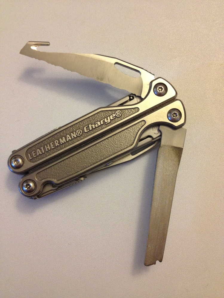 Leatherman Signal with Charge tti s30V blade. #mod #leatherman