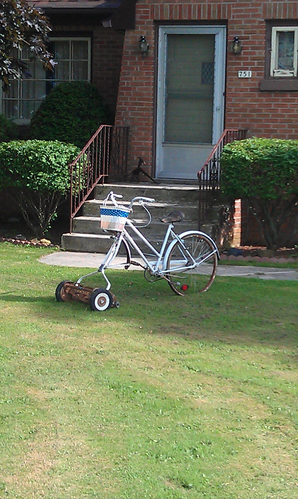 MADISON BIKE BLOG Bike Lawnmower