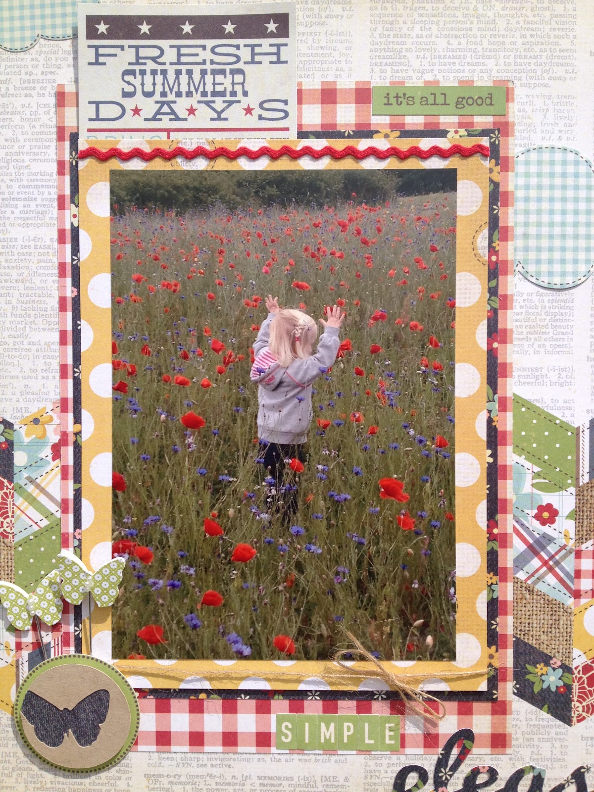 pics and cheesecake Summer Challenge My Scrapbook Nook