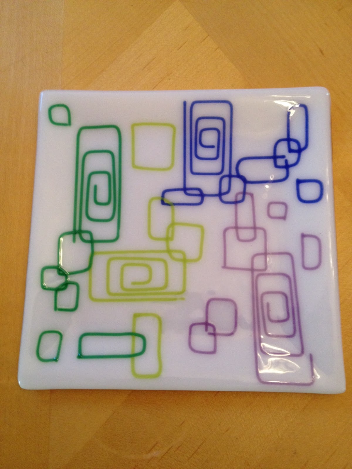 Kate's Bellybutton Lint Collection Glass fusing and slumping