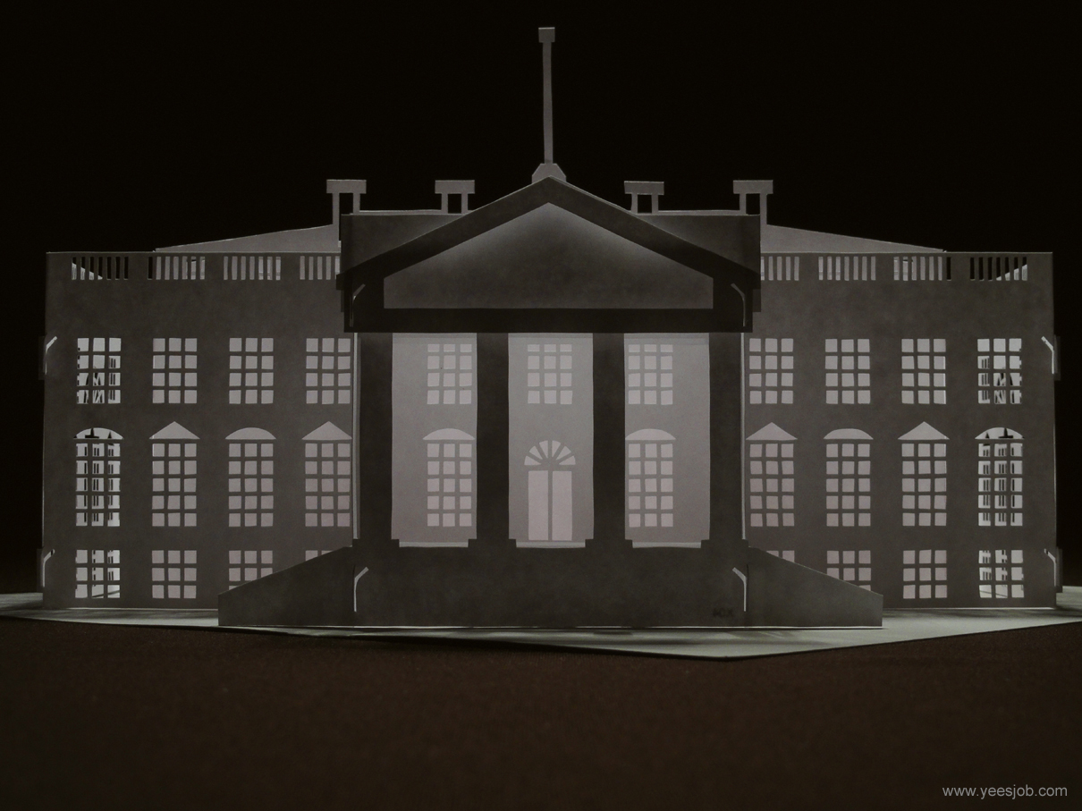 The Kingdom of Origami Architecture The White House Pop up Architecture