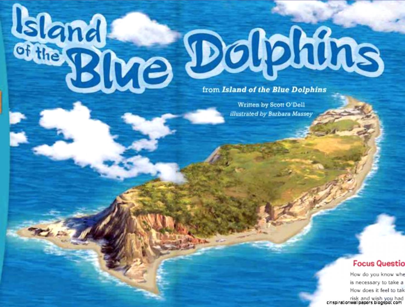 Anthony McCarley swims off the Island of the Blue Dolphins Anthony McCarley swims off the Island of the Blue Dolphins