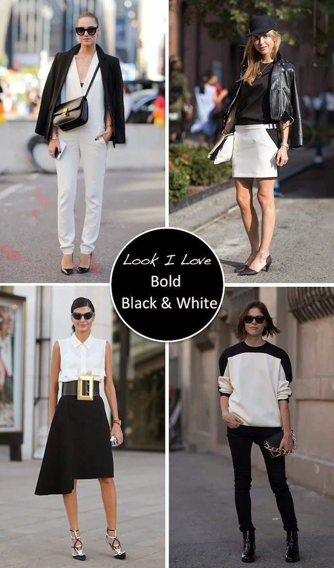 A Bit of Sass Look I Love Bold Black and White