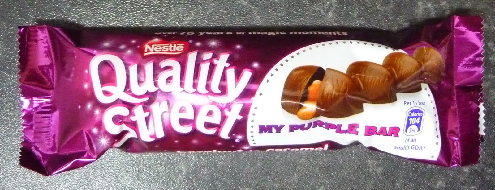 Something to look forward to Nestlé Quality Street My purple bar