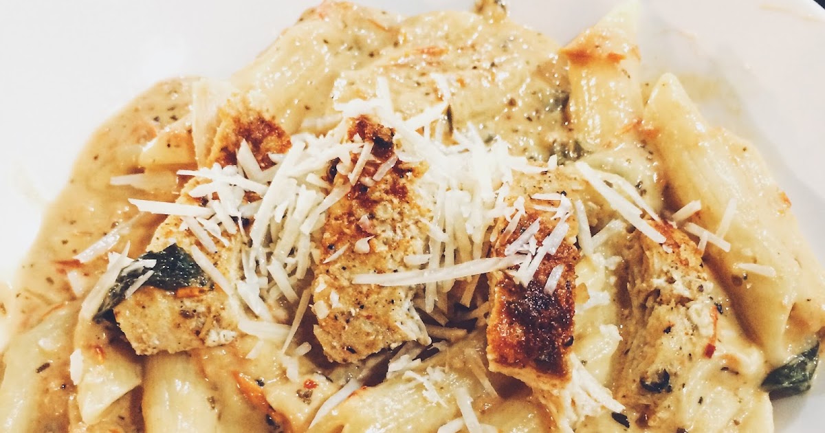 Garlic Spinach Chicken Pasta The Lipstick Pantry