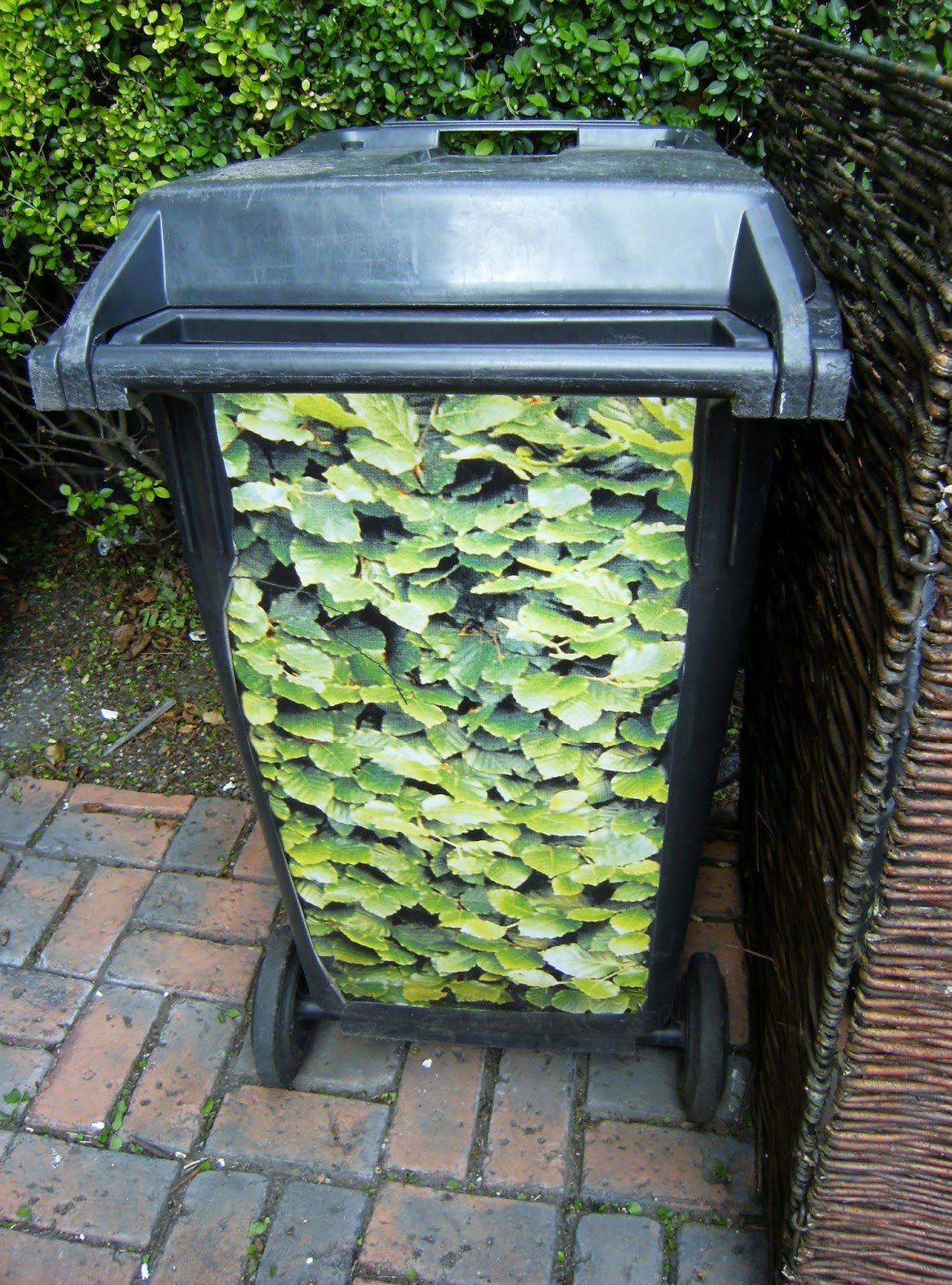Within the Walled Garden Wheelie Bin Tidy Up