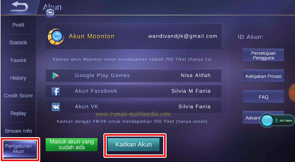 Mobile Legends Unbind Account