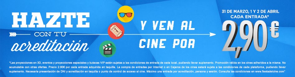 Entradas De Cine Por 2,90 € En La Fiesta Del Cine Entradas De Cine Por 2,90 € En La Fiesta Del Cine