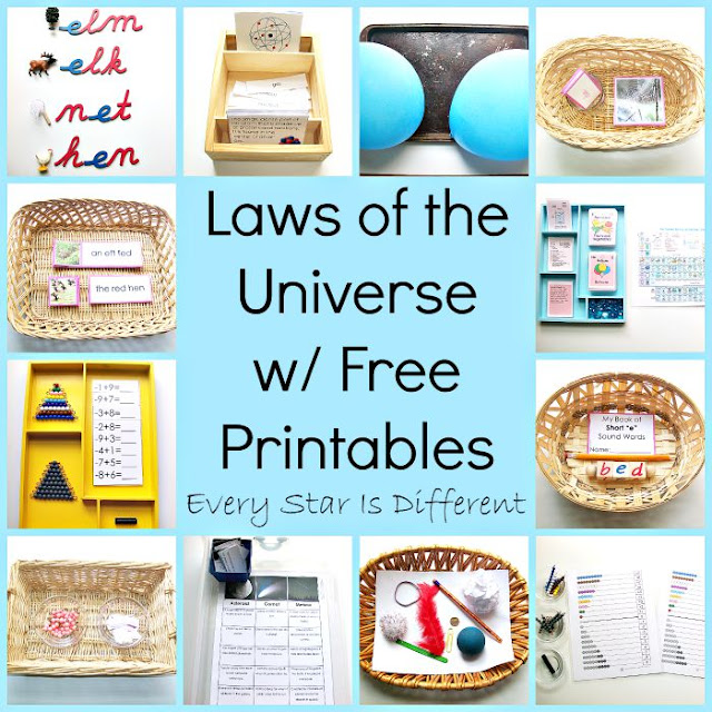 Laws of the Universe Activities for Kids with Free Printables