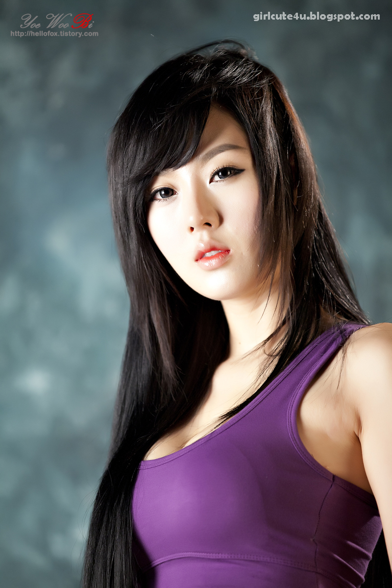 Hwang Mi Hee - Purple Sport Bra ~ Cute Girl - Asian Girl - Korean Girl