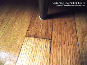 Removing scratches from a wood floor