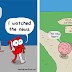 This Hilarious Comic Illustrates The Continuous Fight Between Our Heart And Our Brain