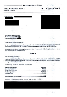 ID Informations-Dienst M.M.-Verlag GmbH | Mahnung und / oder Mahnbescheid, Vollstreckungsbescheid erhalten?