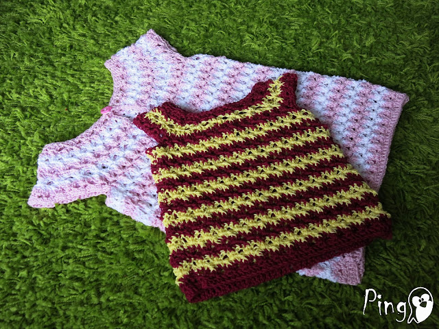 Crochet Summer Top Zoe - crochet pattern by Pingo - The Pink Penguin