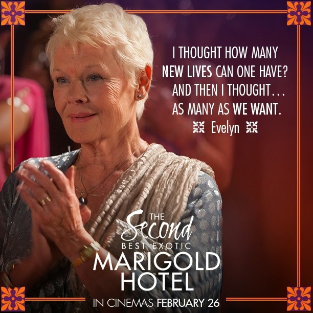 The Best Exotic Marigold Hotel Quotes In Theaters Today: The Second Best Exotic Marigold Hotel
