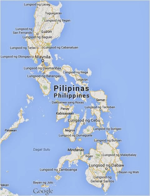 Filippine mappa