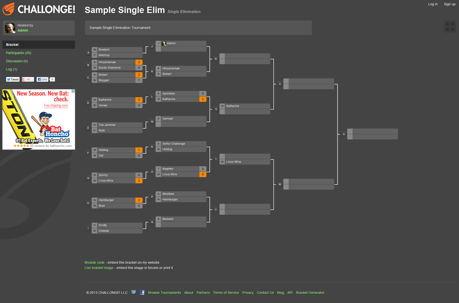 Challonge - Tournament Brackets - Single & Double Elimination, Round Robin,  Swiss, Group Stage