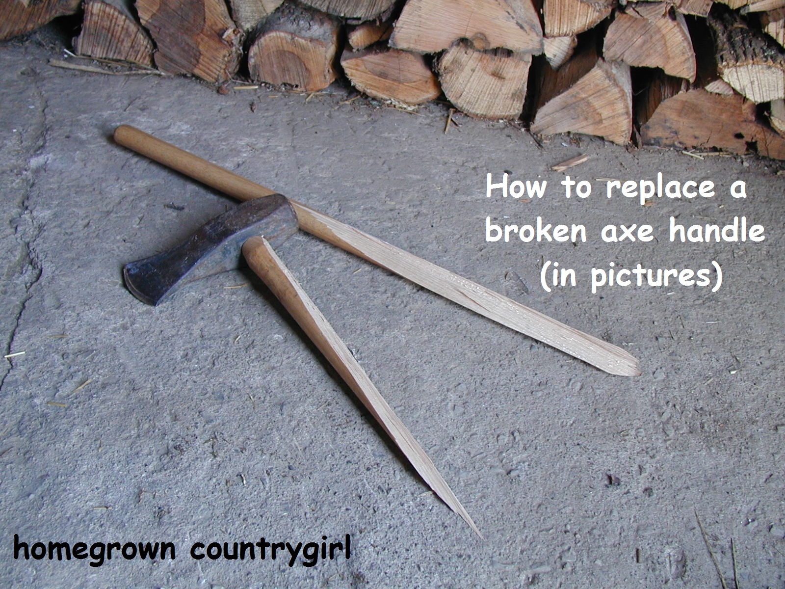 homegrown countrygirl How to Replace a Broken Axe Handle (in Pictures)