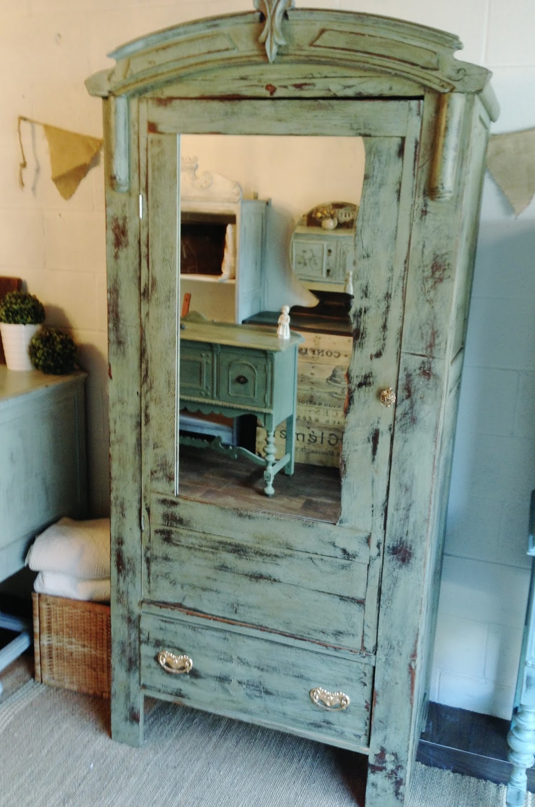 Repurposed Gems The Awesomist Antique Armoire