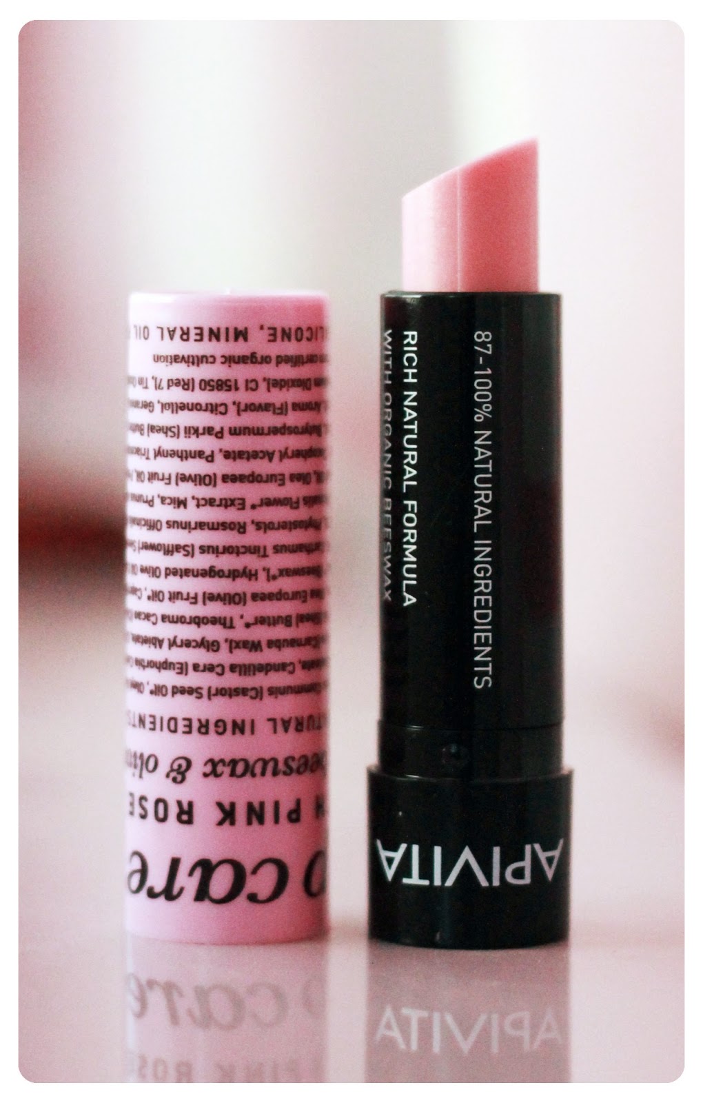The Unseen Life Beauty and lifestyle blog APIVITA Pink Rose lip balm
