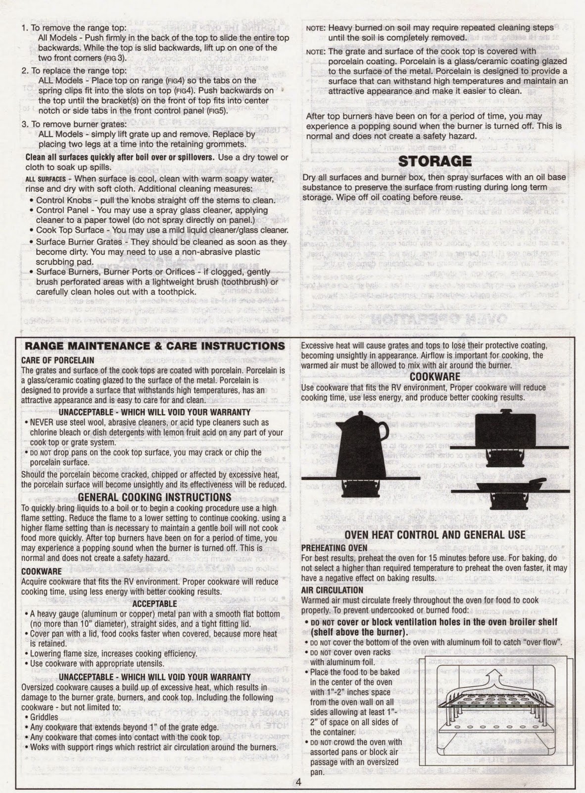 Class A Customs Atwood Wedgewood LP Gas Range w/ 3 burner top RV Stove Oven Installation