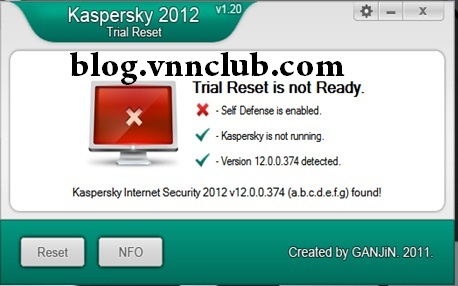 Kaspersky Antivirus 2012 Unlimited Trial Reset (By Groms)