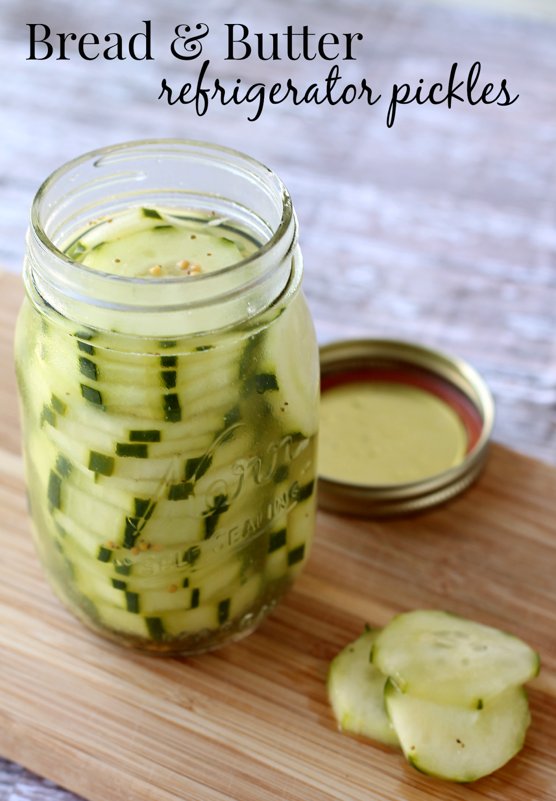Louisiana Bride Bread & Butter Fridge Pickles