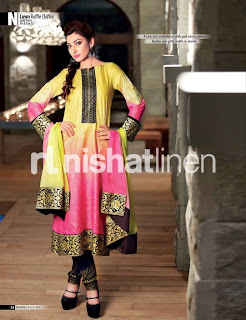 Nishat Linen Chiffon Lawn Eid Range 2013-14 For Ladies