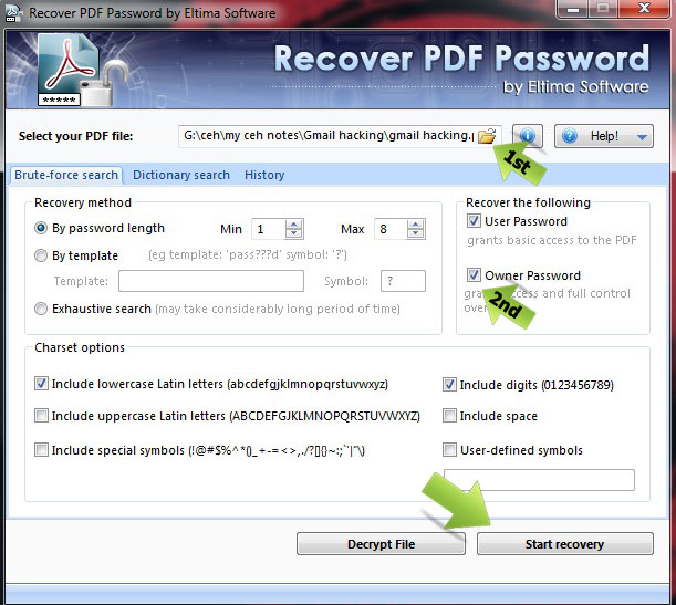How to Recover PDF Password 