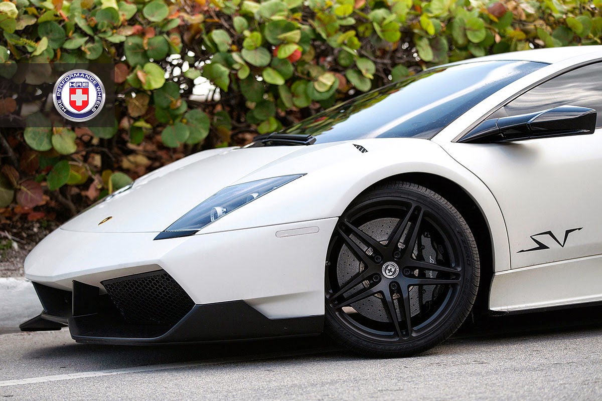 Stunning Matte White Lamborghini Murcielago Sv On Hre