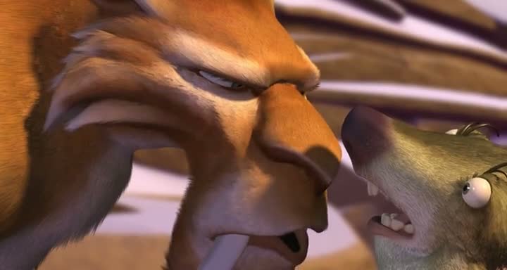 Screen Shot Of Ice Age (2002) Dual Audio Movie 300MB small Size PC Movie