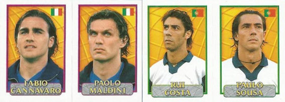 figurina numero 227 JUGOSLAVIA NADJ EURO 2000 PANINI