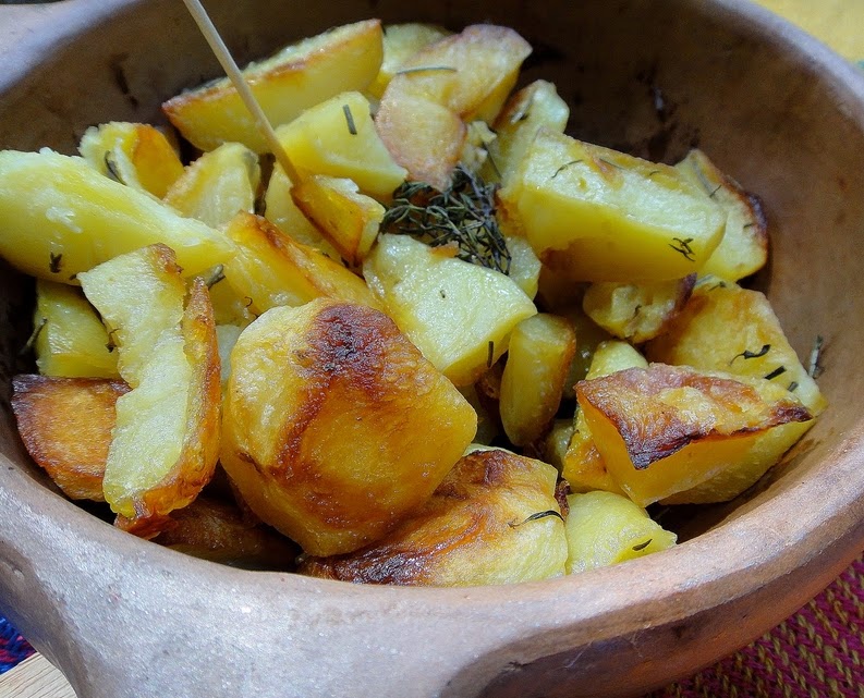 Batatas Rústicas (vegana)