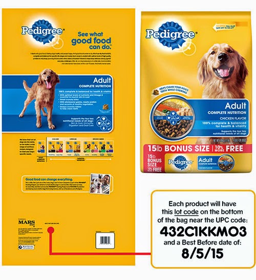 silvieon4 RECALL PEDIGREE® Brand Adult Complete Nutrition for Dogs