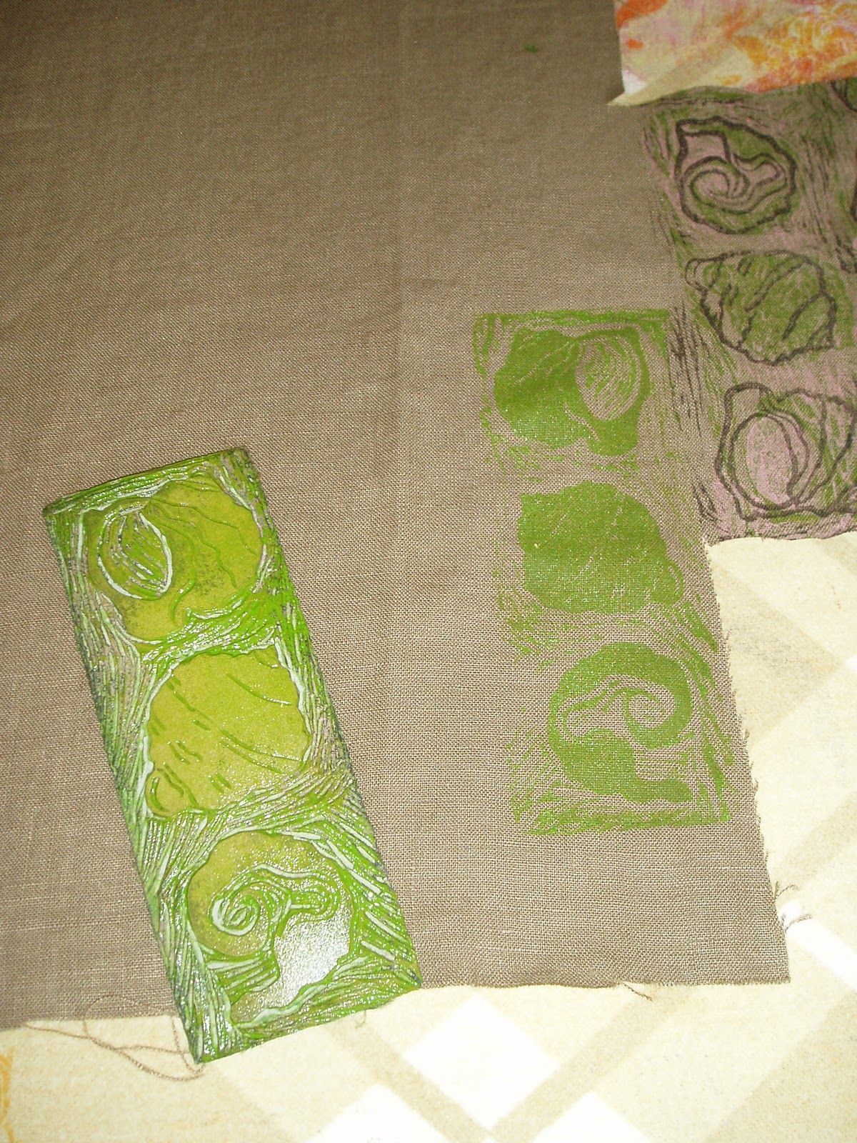 kitchentableprintmaker shell block prints