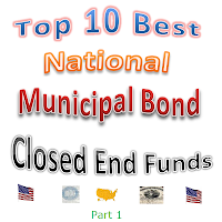 Top 10 National Municipal Bond Closed End Funds