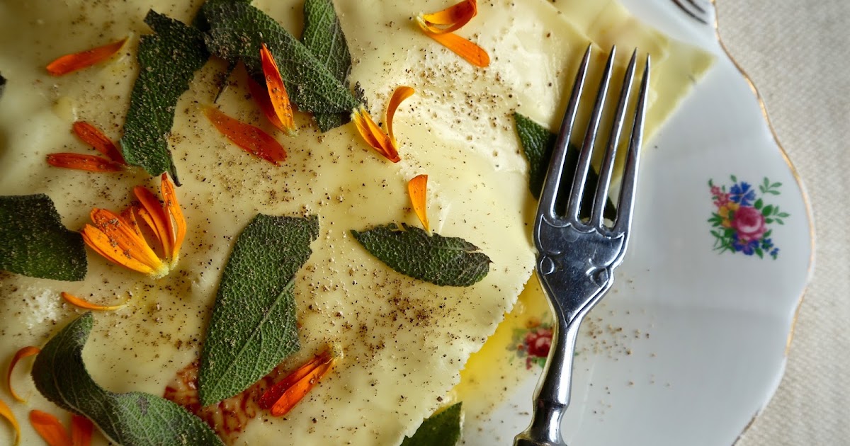 MsMarmiteLover Recipe fresh floral lasagne with ricotta, sage and butter