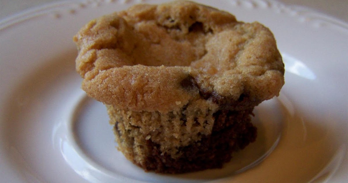 2 Kids and Tired Cooks Chocolate Chip Cookie Dough Brownie Muffins