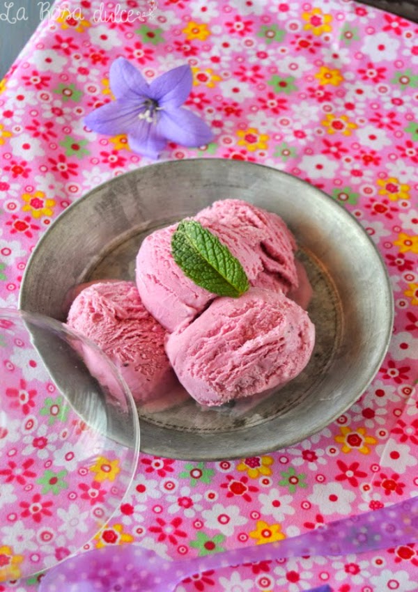 Helado De Queso, Yogur Y Frutas Del Bosque Sin Lactosa