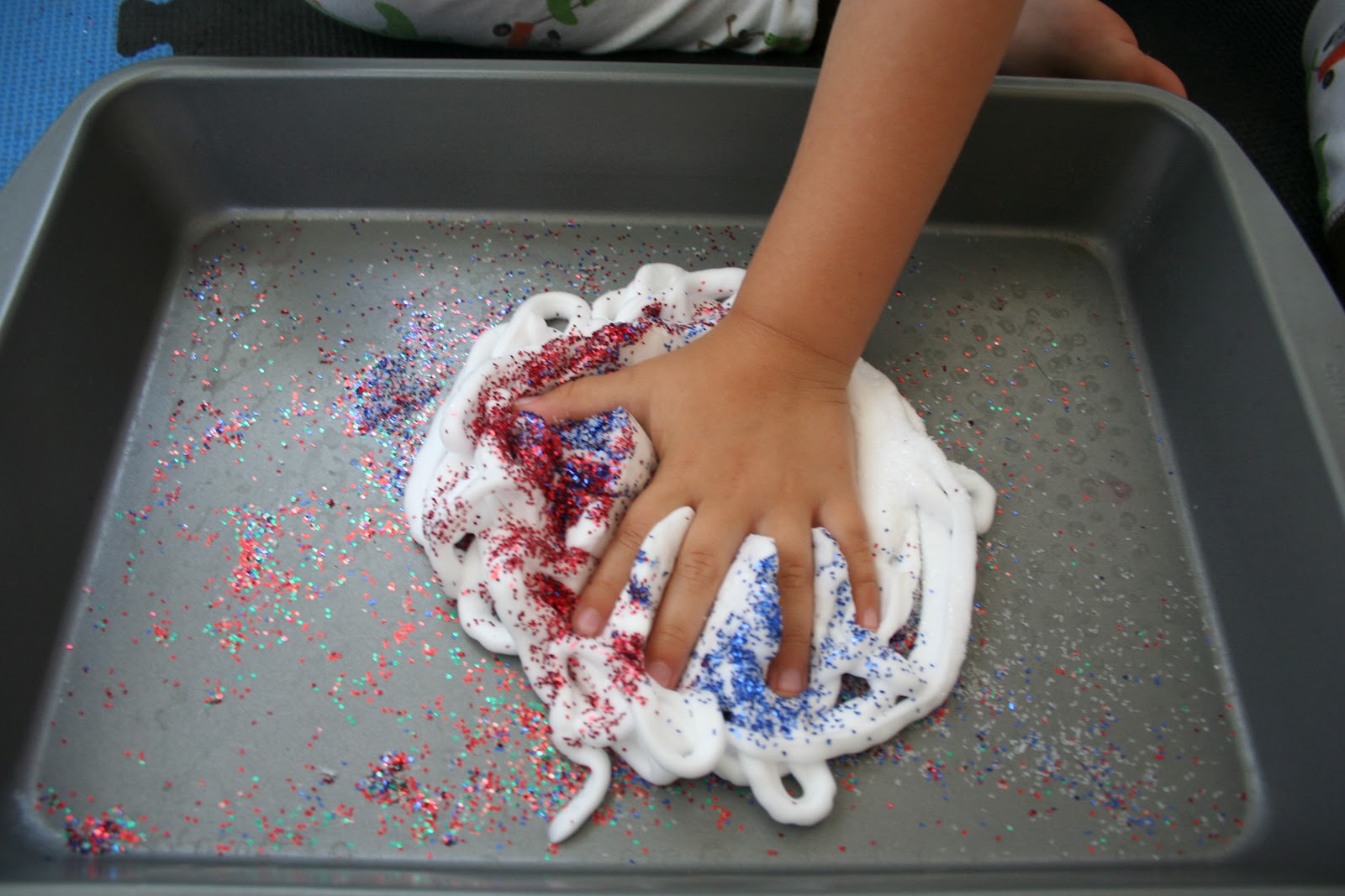 Learning At Play Shaving Cream and Glitter