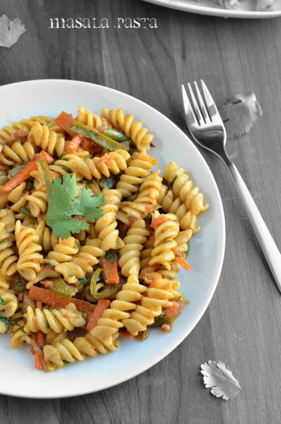 Nalini'sKitchen Mixed Vegetable Masala Pasta(Indian Style)