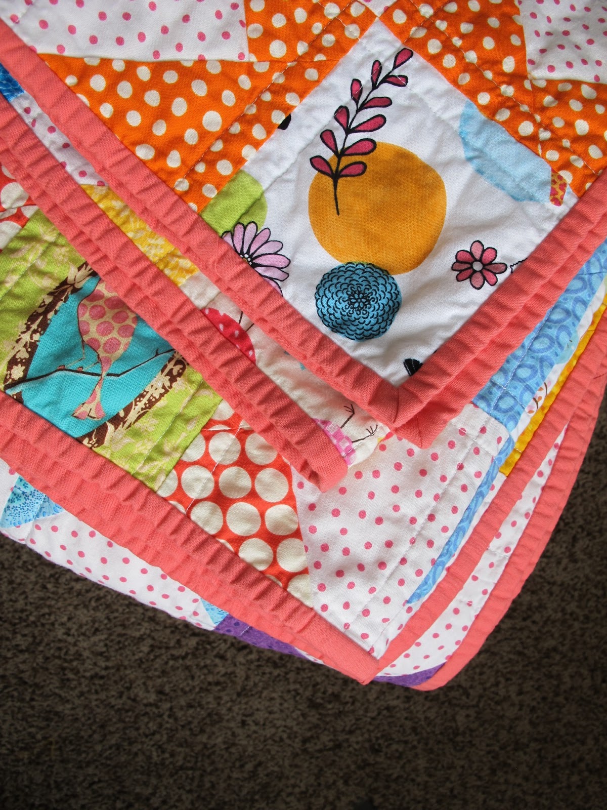 Sparkle Punch Baby Quilt