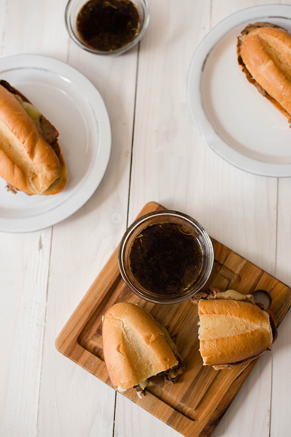 French dips with homemade au jus recipe by A Sweet Pea Chef