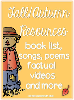 Fall videos books and ideas Clever Classroom