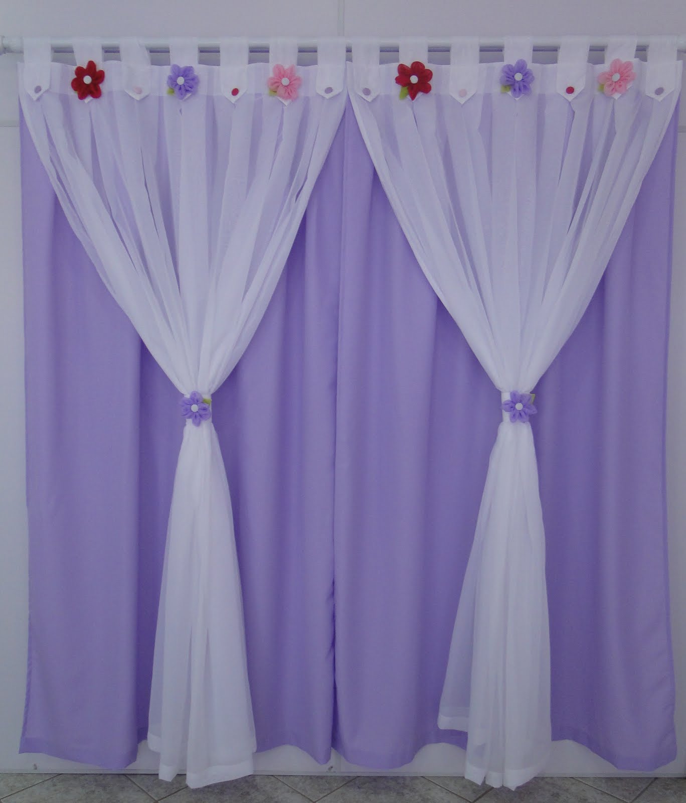 Flor d' liza Cortina infantil flor de liz meninas Cortinas Lilas ~ Flor d' liza Cortina infantil flor de liz meninas
