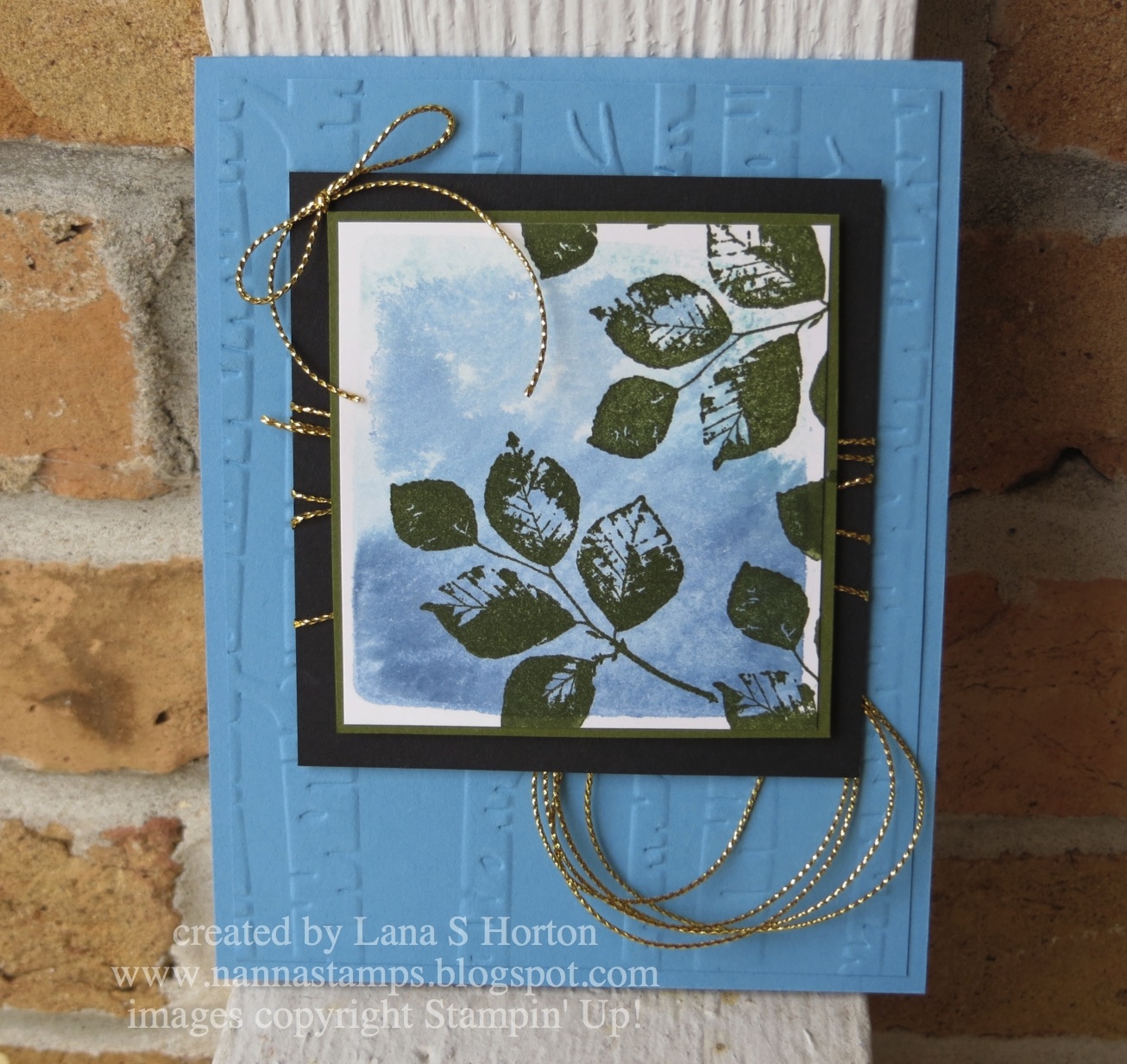 Stamping with Nanna Acrylic Block Technique Cards, Part 5
