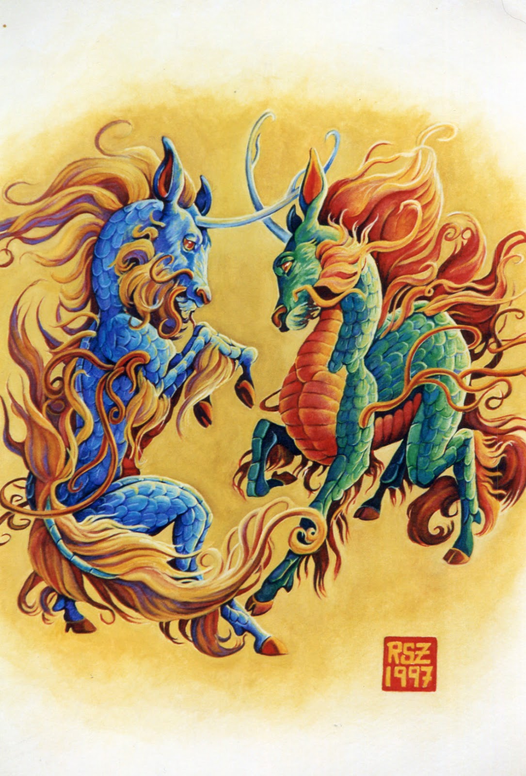 The Watcher Tree Horns and Wings and Hooves